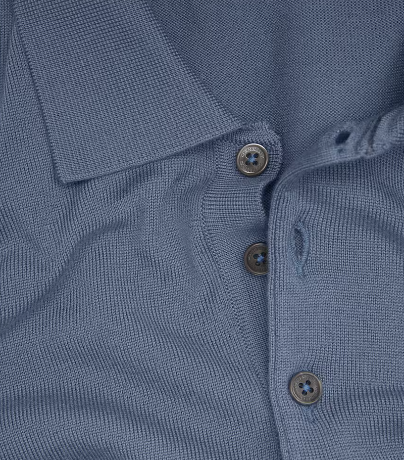 Corneliani Virgin Wool Polo Sweater