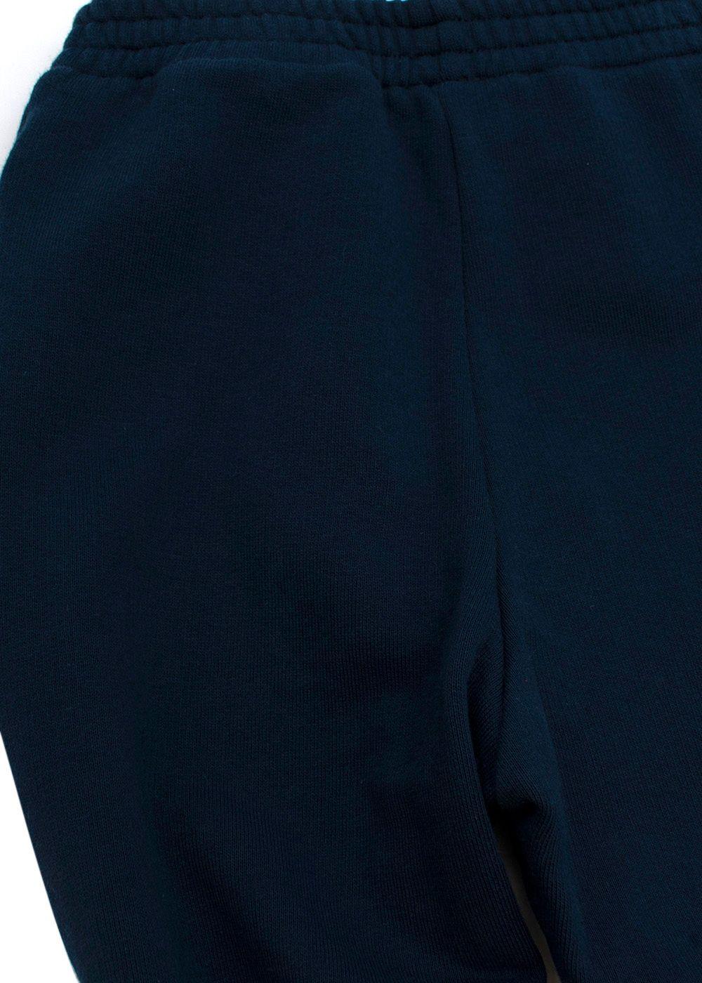 navy cotton jersey logo joggers 3Y