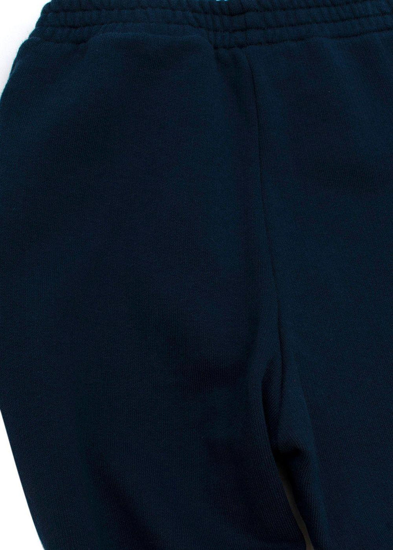 navy cotton jersey logo joggers 3Y