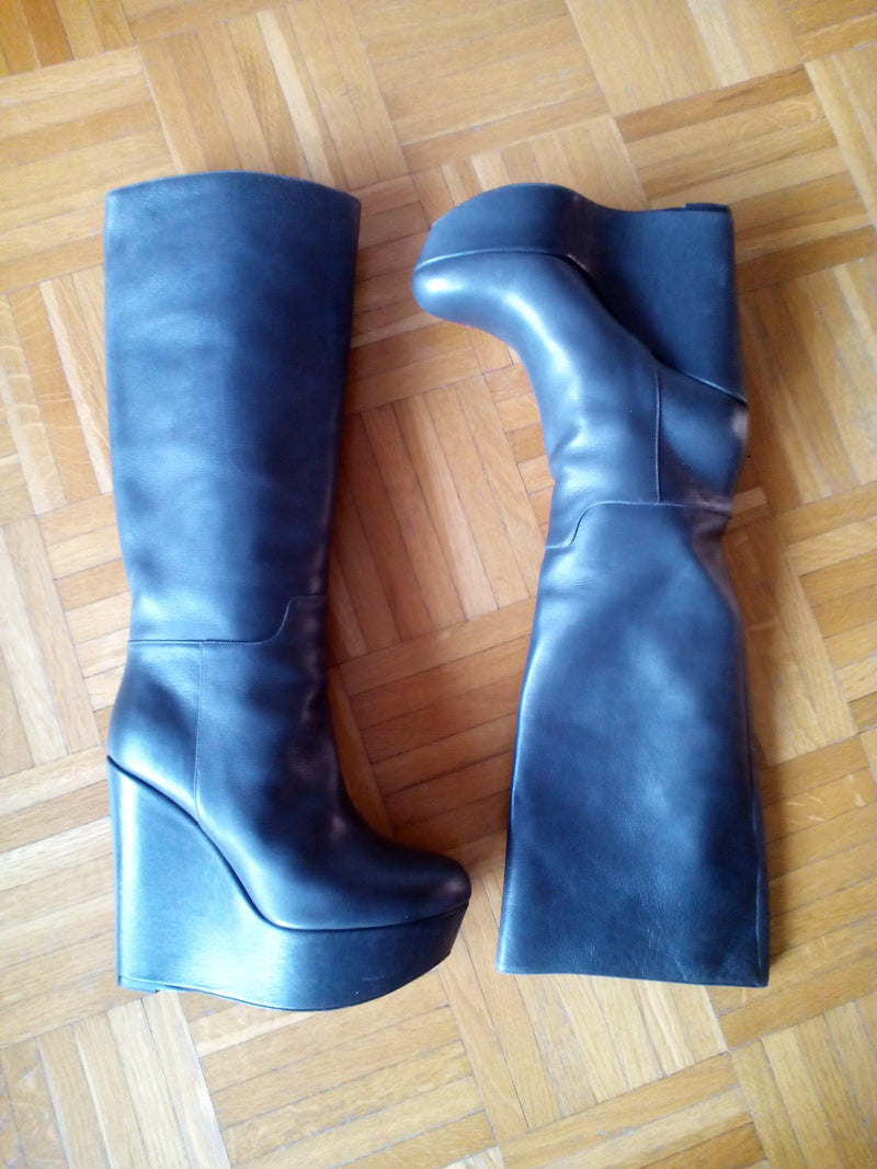 Dolce & Gabbana Tall Wedge Boots