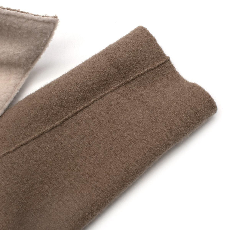 Harris Wharf London Wool Brown & Cream Double Breasted Coat