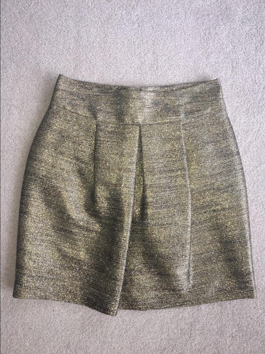 Etro Gold Shimmer Skirt