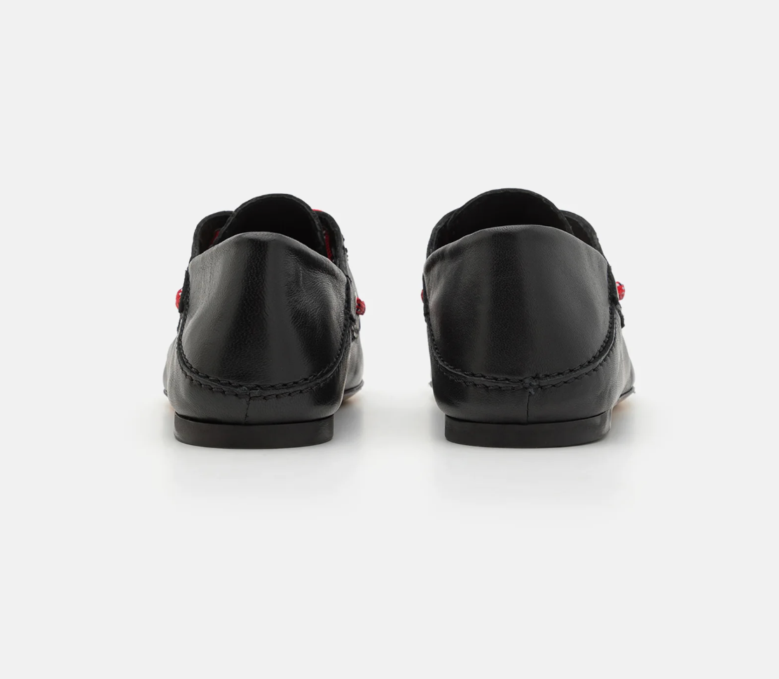 Sandro Leather Boat Shoes
