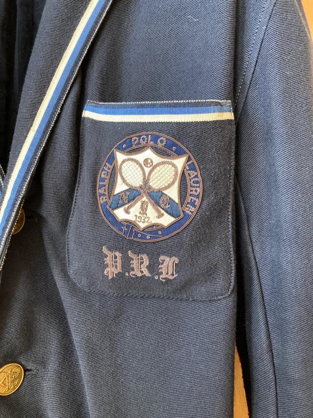Polo Ralph Lauren Navy Embroidered Jersey Jacket