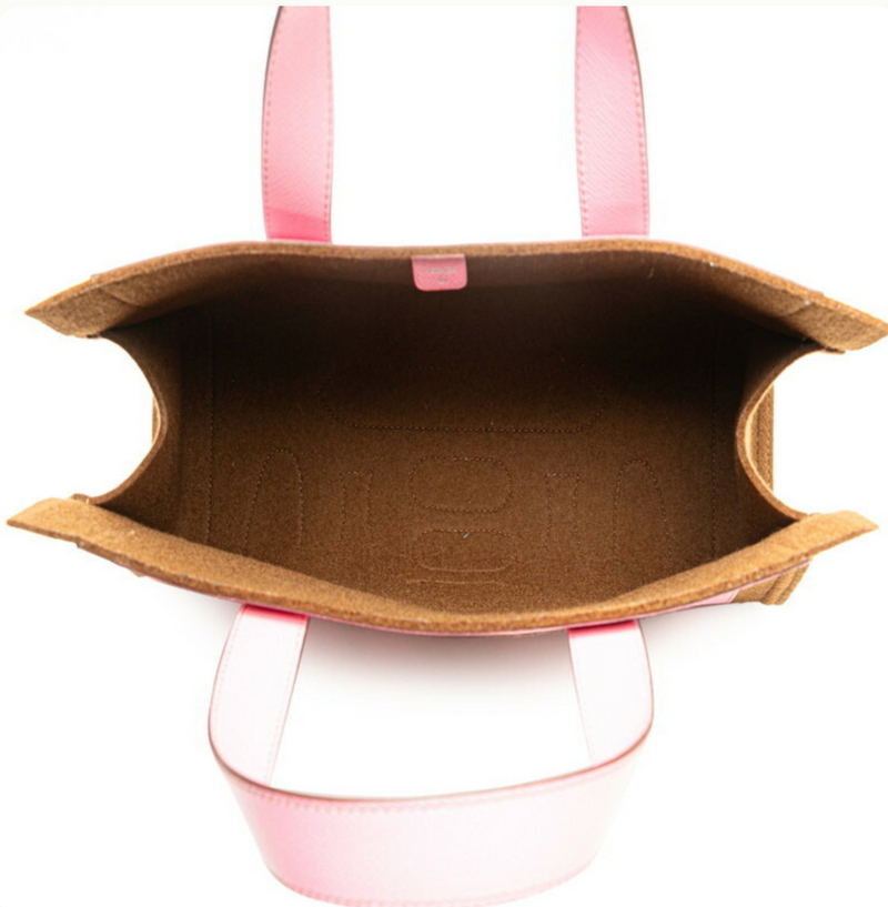 Hermes Petit H Felt and Epsom Bag
