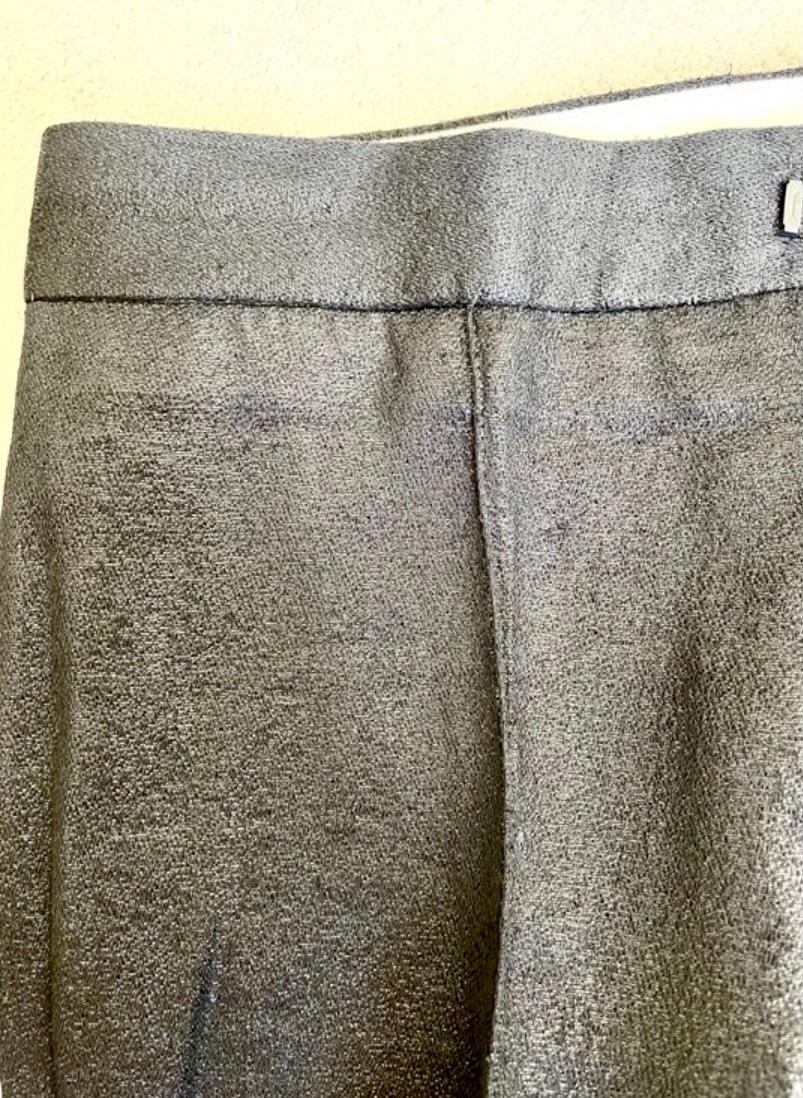 Isabel Marant Mateo metallic woven kick-flare pants