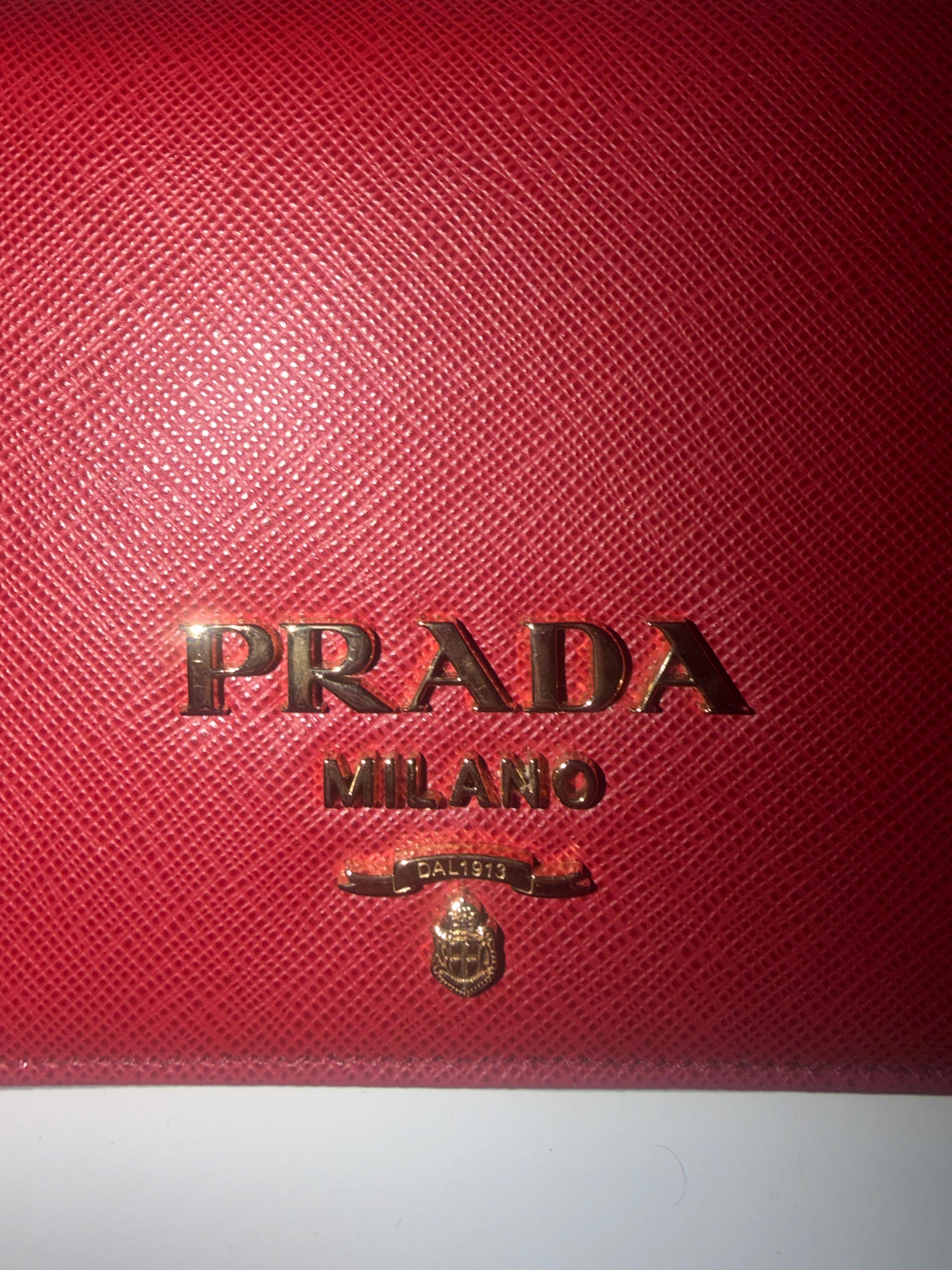 Prada Mini Red Crossbody Bag