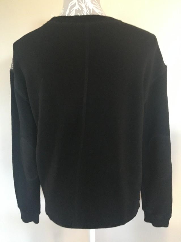 Stella McCartney Black Paisley Embroidered Jumper
