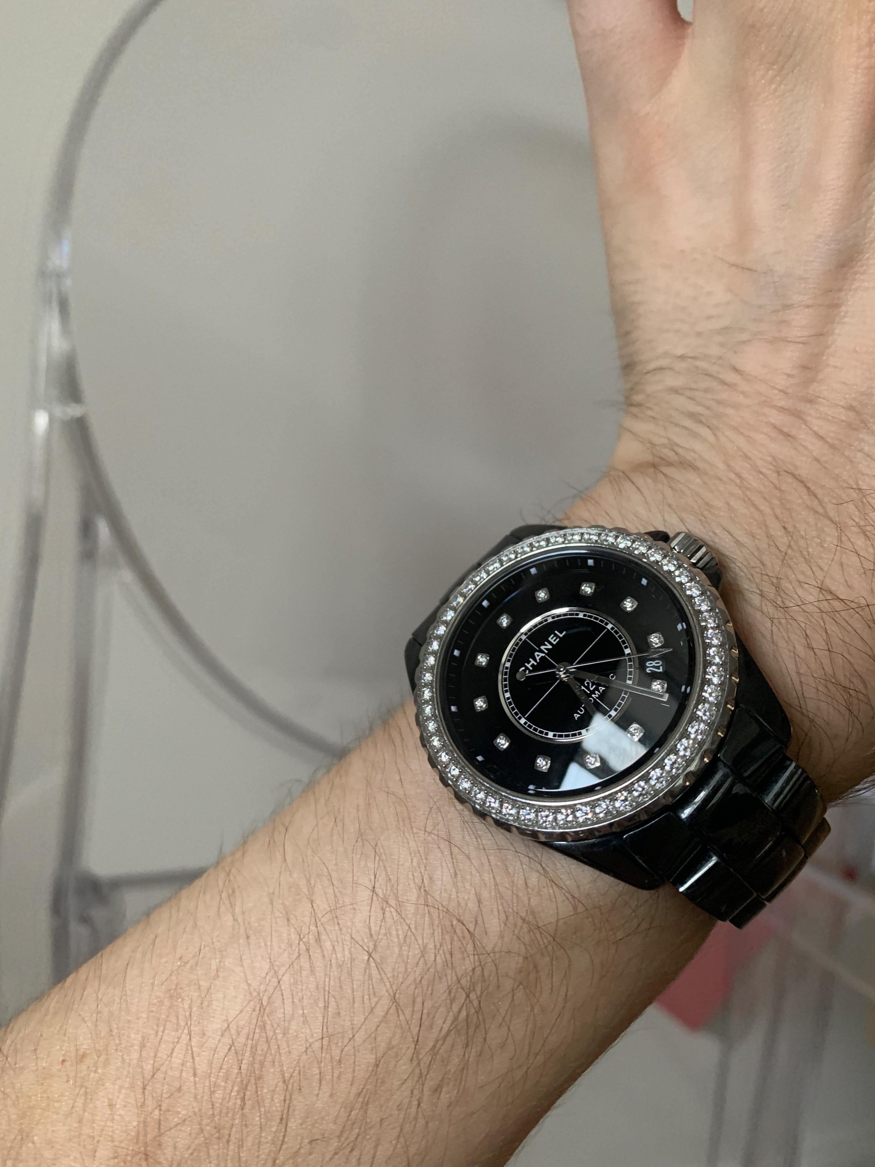 Chanel  Black J12 H6526 Watch