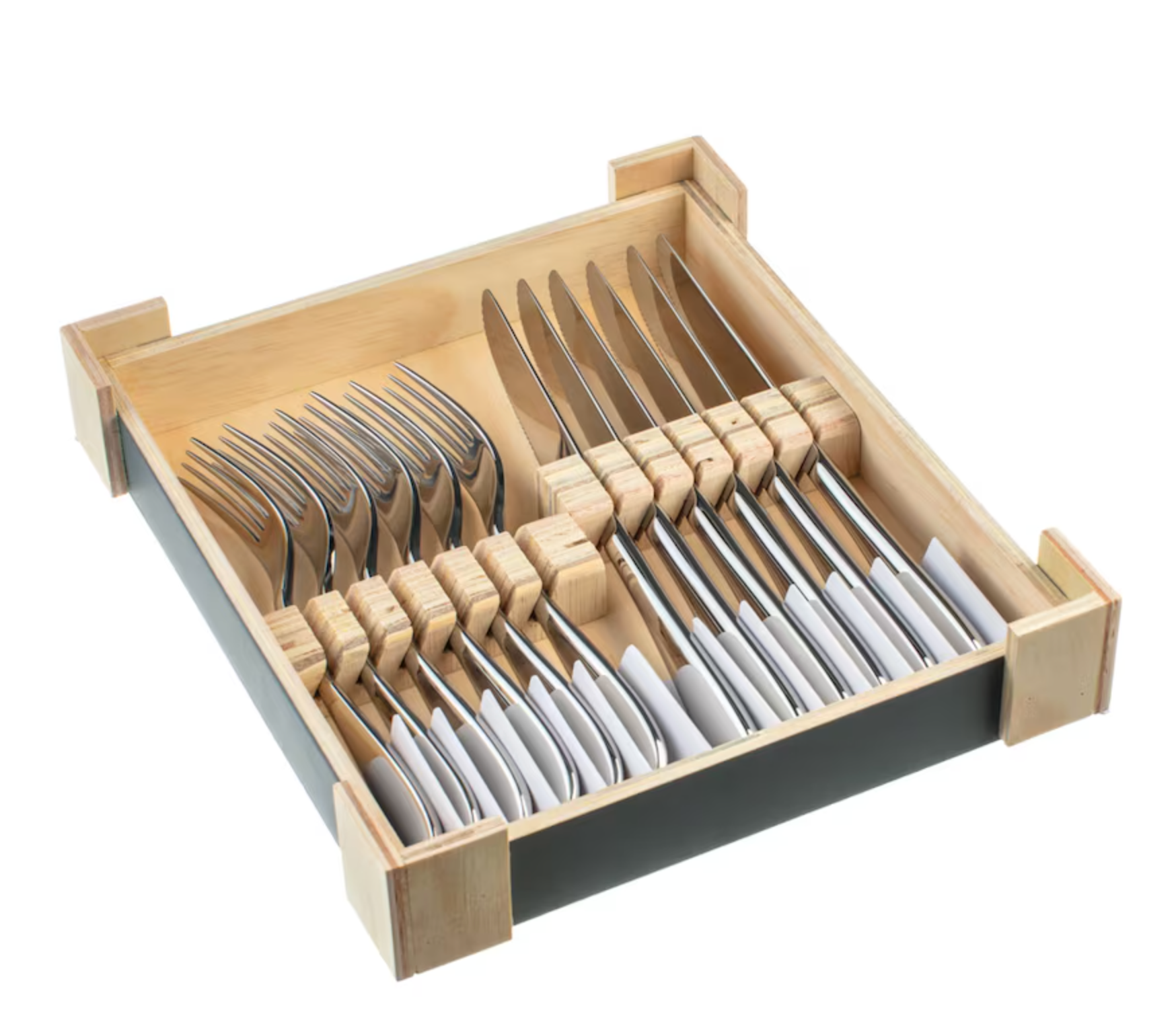 Charingworth Santol Stainless Steel Steak Knife and Fork Set