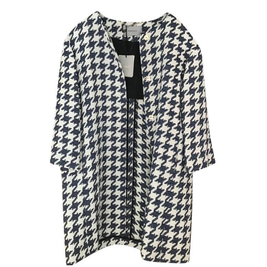 Marella Jacquard Houndstooth Coat