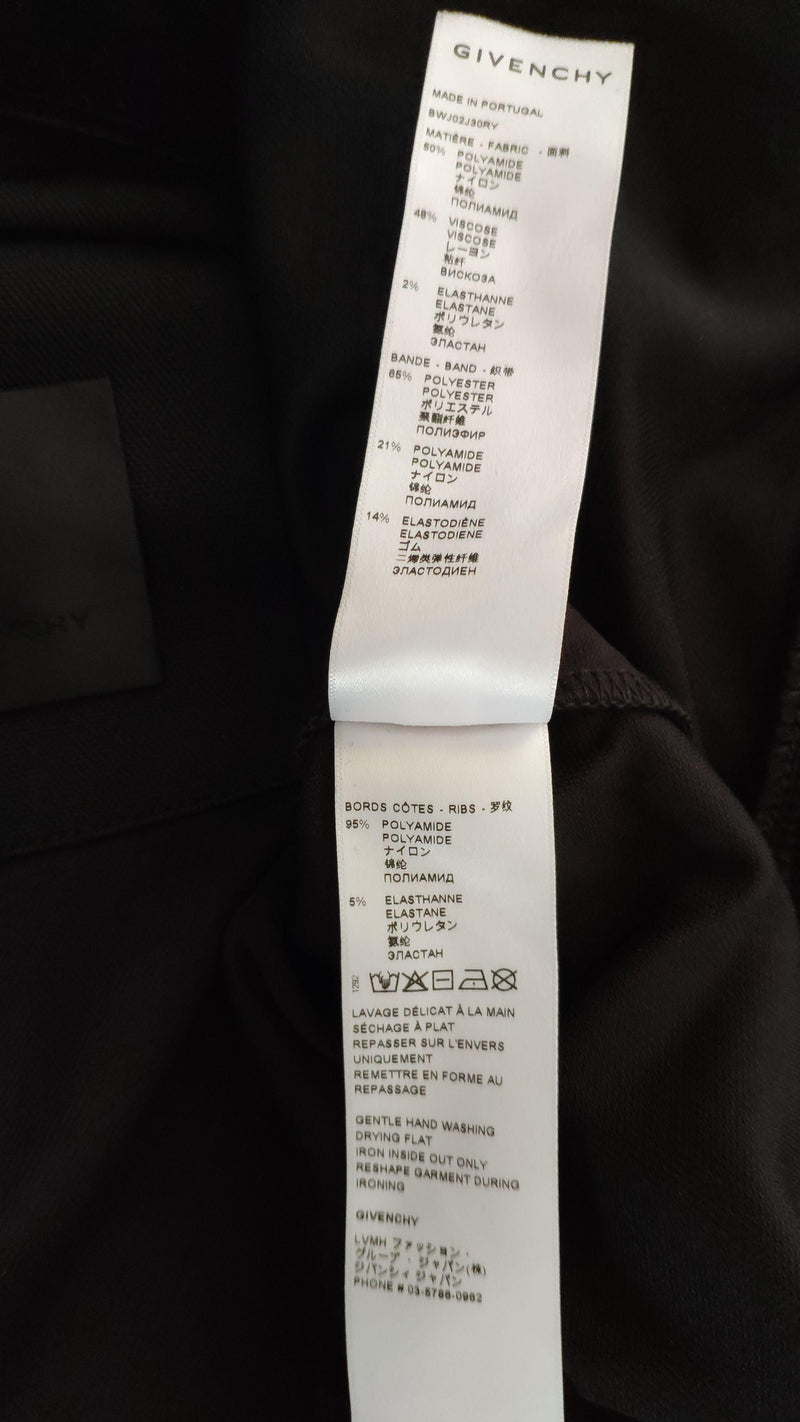 Givenchy Black Cropped Sweatshirt