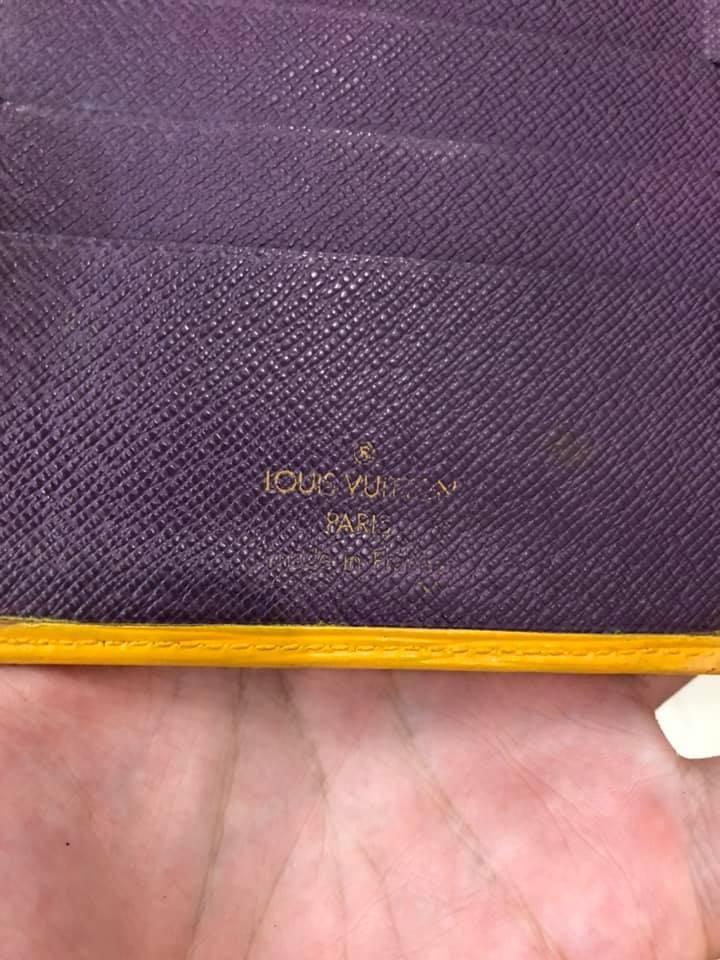 Louis Vuitton Yellow Epi Leather Marco Wallet