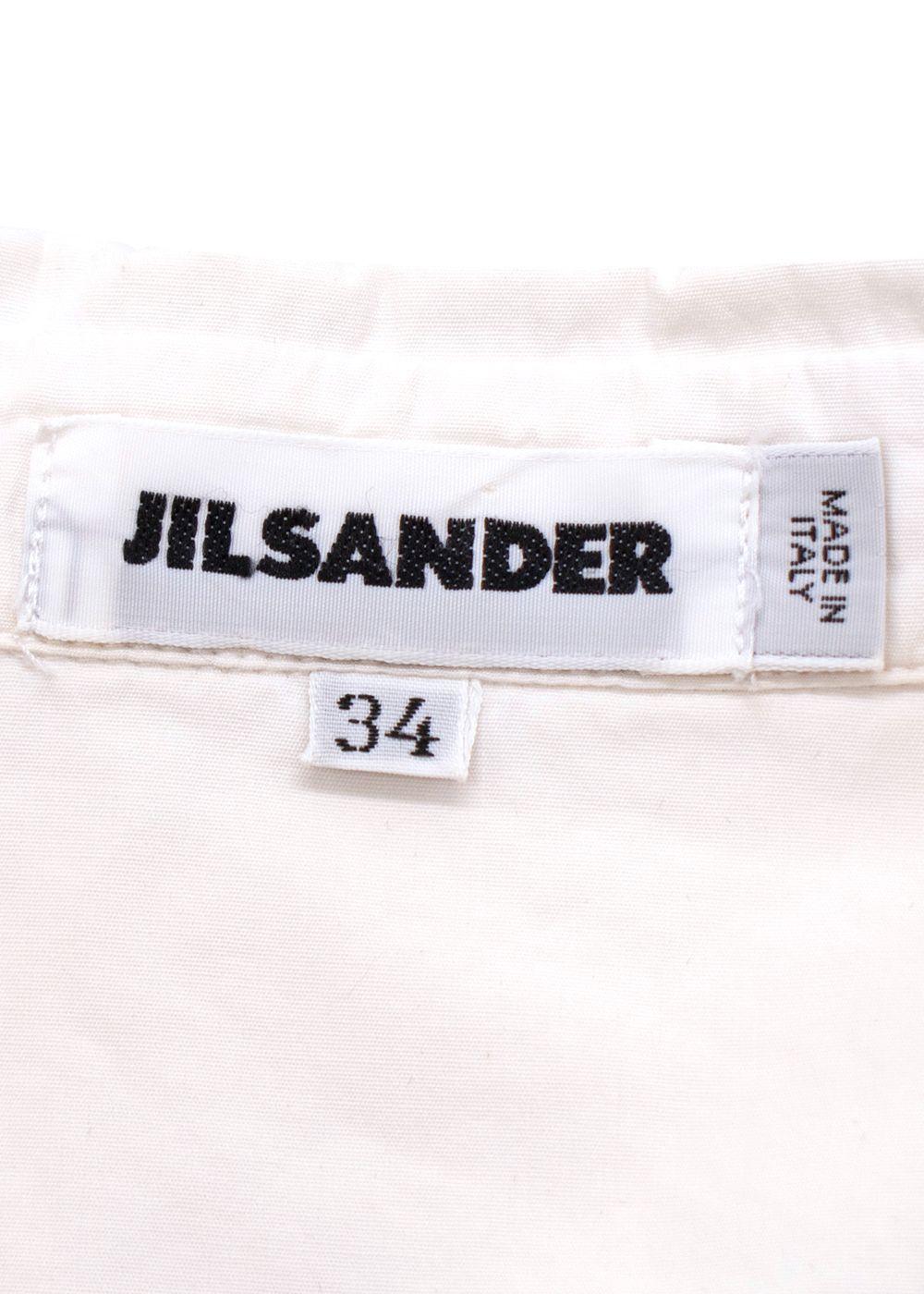 Jil Sander White Long Sleeve Shirt