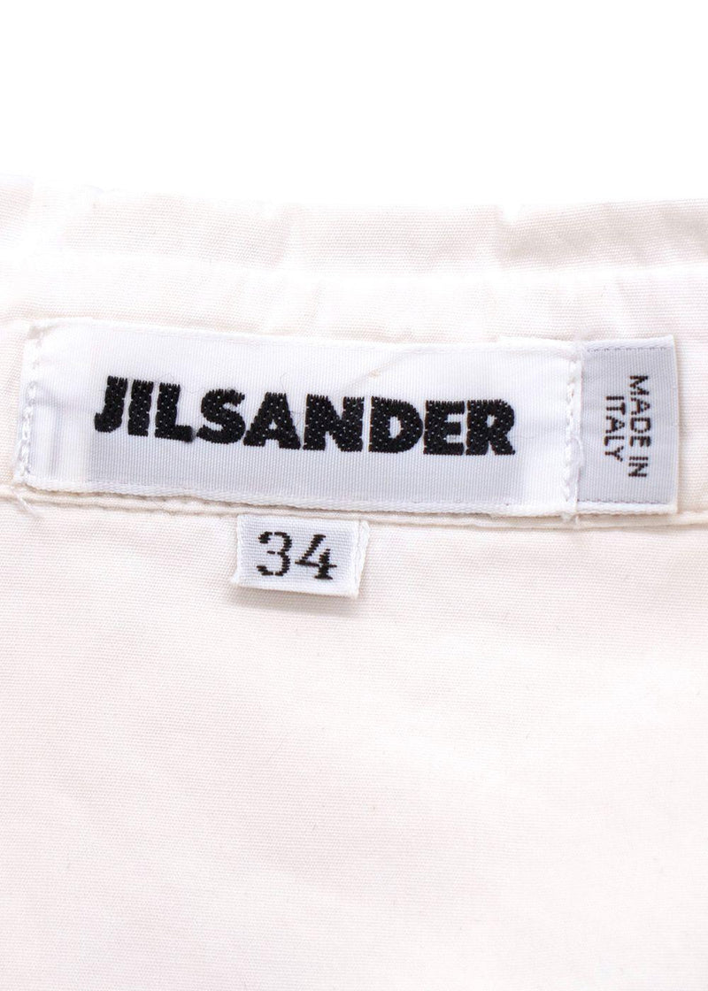 Jil Sander White Long Sleeve Shirt