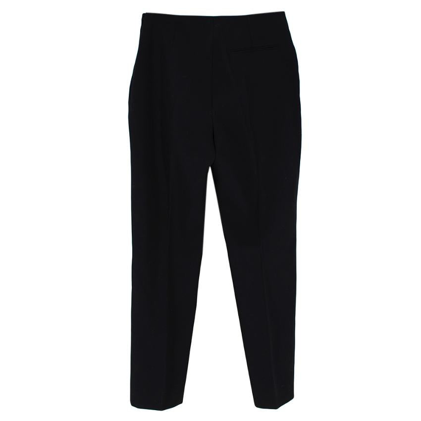 Balenciaga Black Single Button Detail Trousers