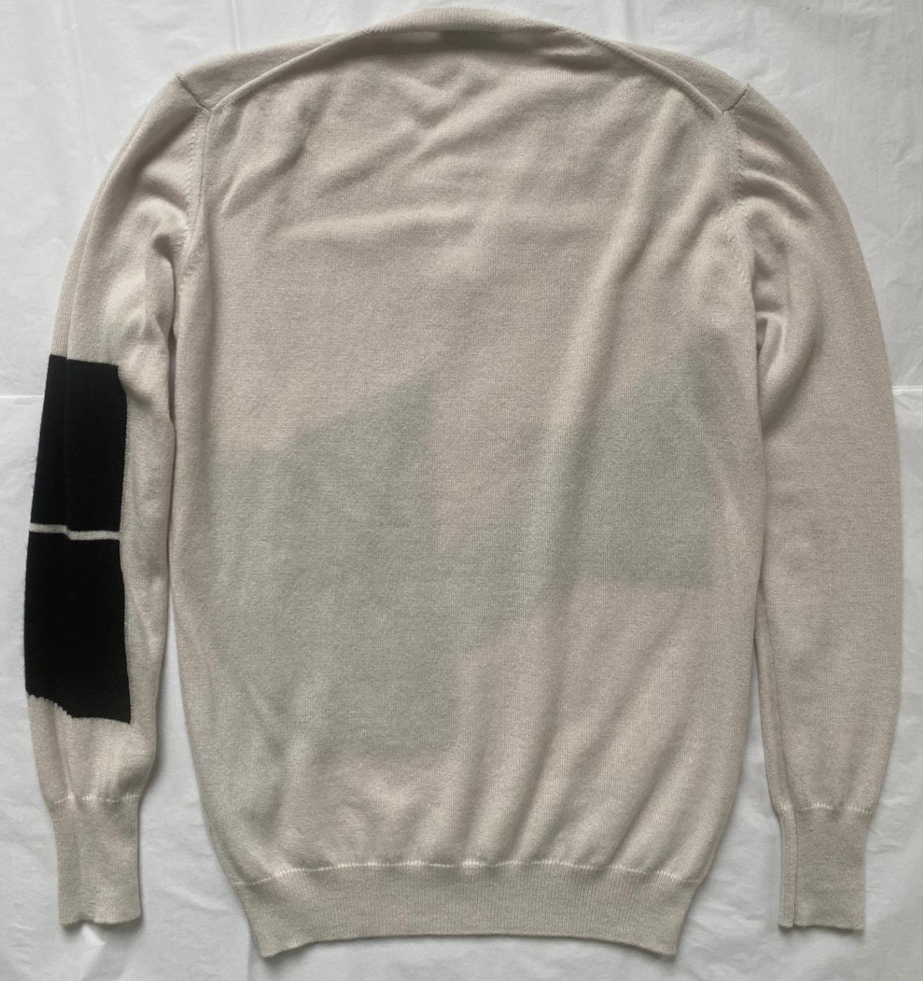 Bottega Veneta Beige/Black Cashmere Jumper