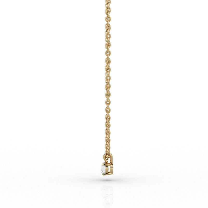 Skydiamonds Luna 0.08ct Pendant in 9ct Yellow Gold
