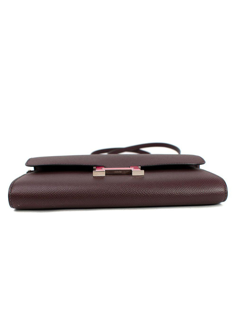 Hermes Rouge Sellier Epsom Leather Limited Edition Constance to Go Bag