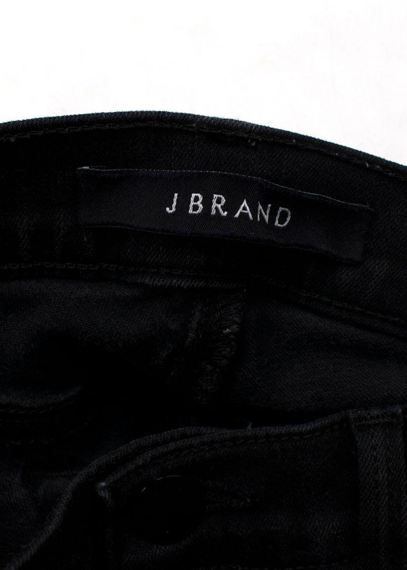 Black Washed Skinny Leg Jeans