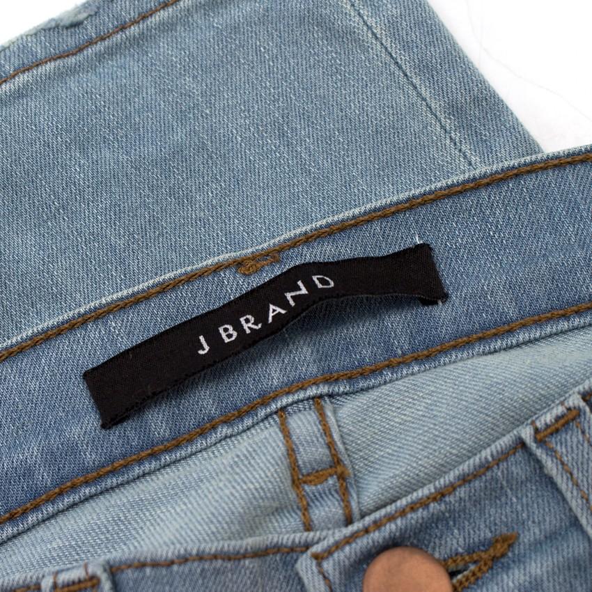 J Brand Blue Skinny Distressed Jeans