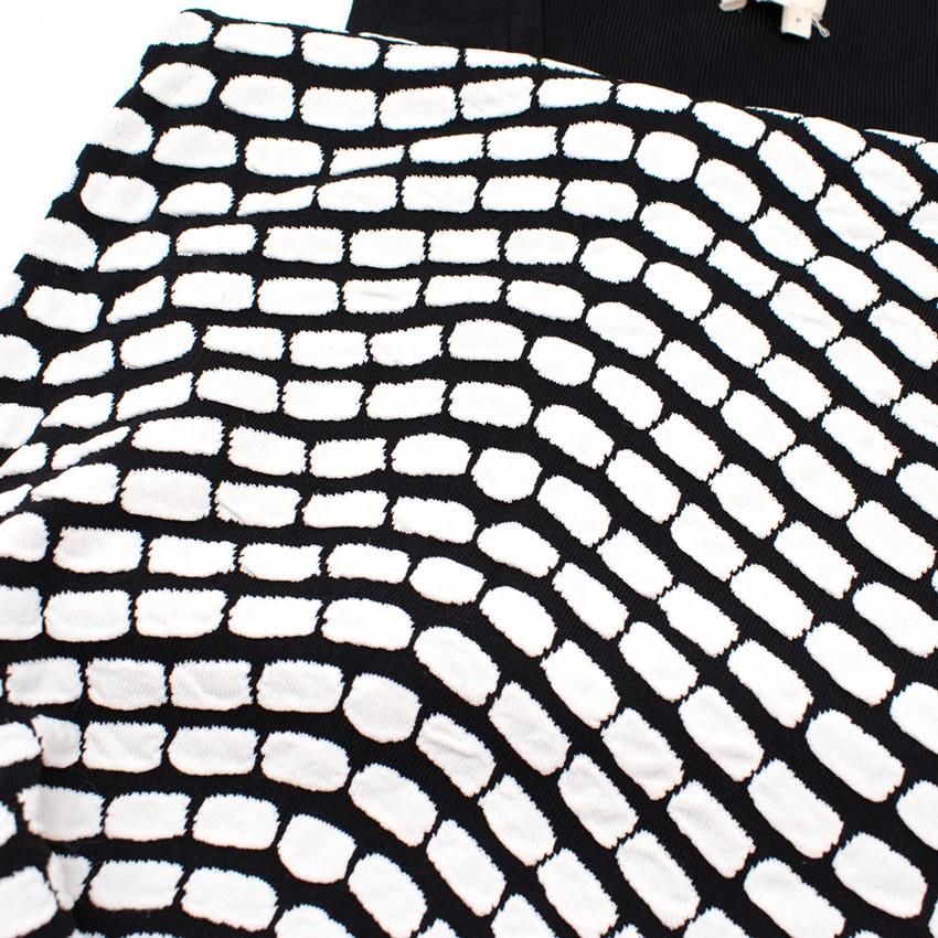 Artelier Nicole Miller Monochrome Knit Midi Dress