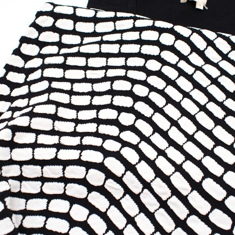 Artelier Nicole Miller Monochrome Knit Midi Dress