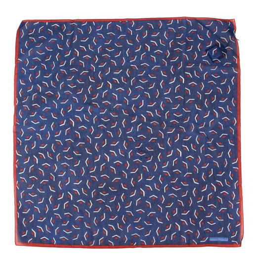 Officina Slowear Clutch Printed Silk Cotton Handkerchief