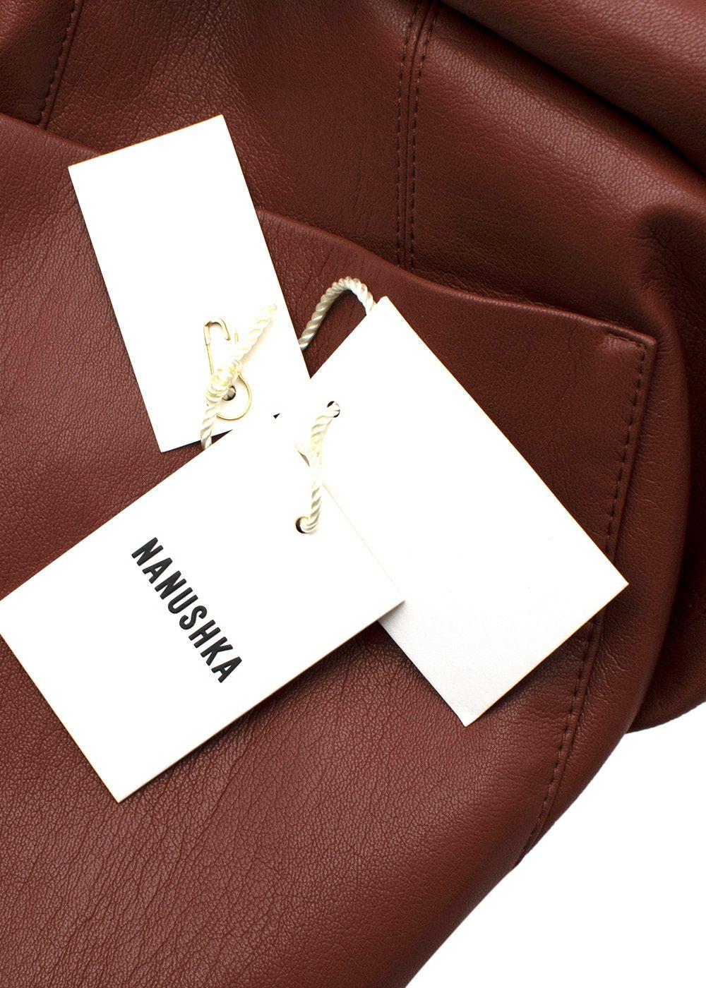 Nanushka Vegan-leather Evan Longline Blazer