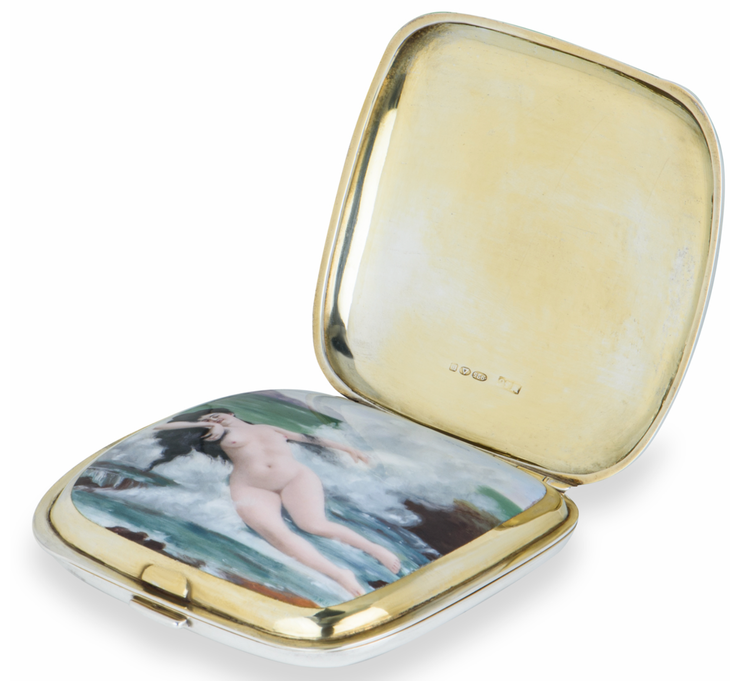 Sterling Silver Antique Cigarette Case