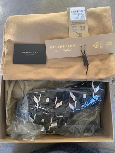 Burberry Prorsum Black & White Beaded Suede 115 Ankle Boots