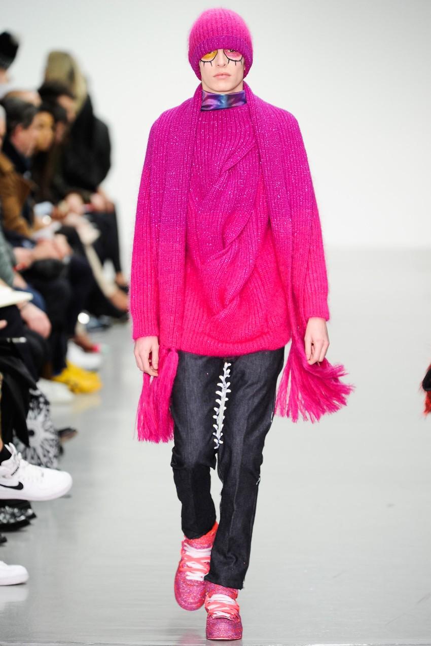 Katie Eary Men's Runway Wool Twist Jumper