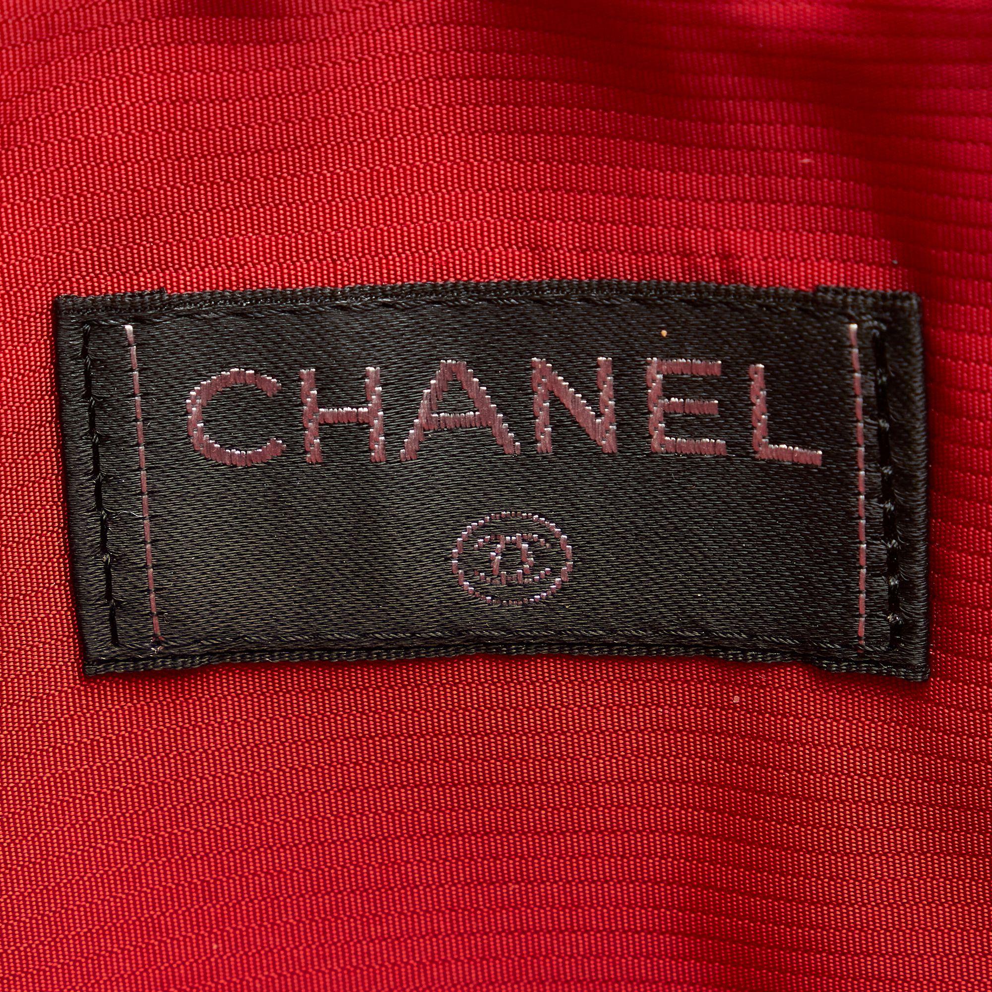 Chanel Old Travel Line Nylon Handbag