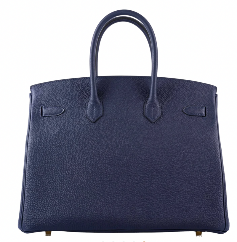 Hermès Birkin 35cm in Togo Bleu Nuit with Gold Hardware
