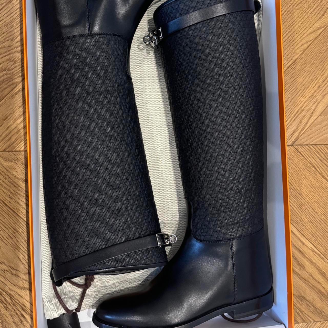 Hermes Black Jumping Boots New In Box