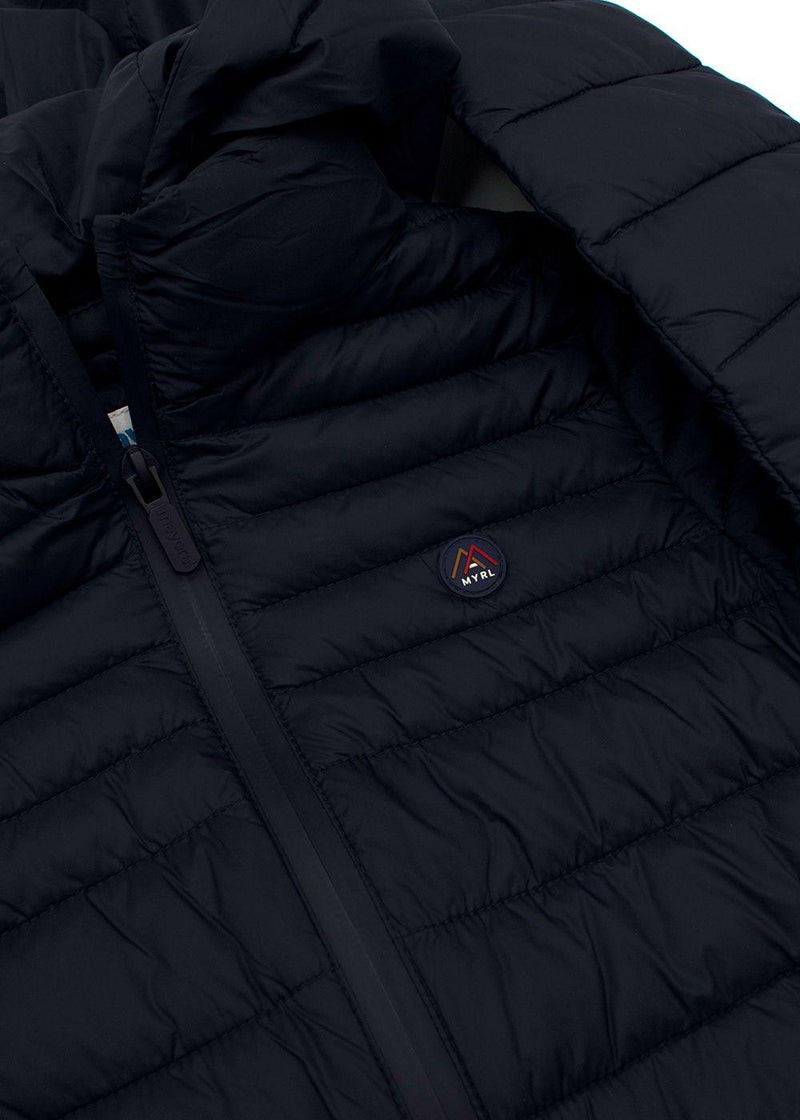 kids 4Y navy blue quilted puffer jacket