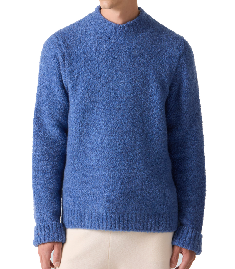 God's True Cashmere Cloud Sweater With Lapis Lazuli