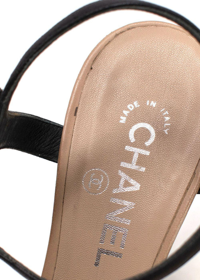 Chanel Beige Sand and Coral Heels