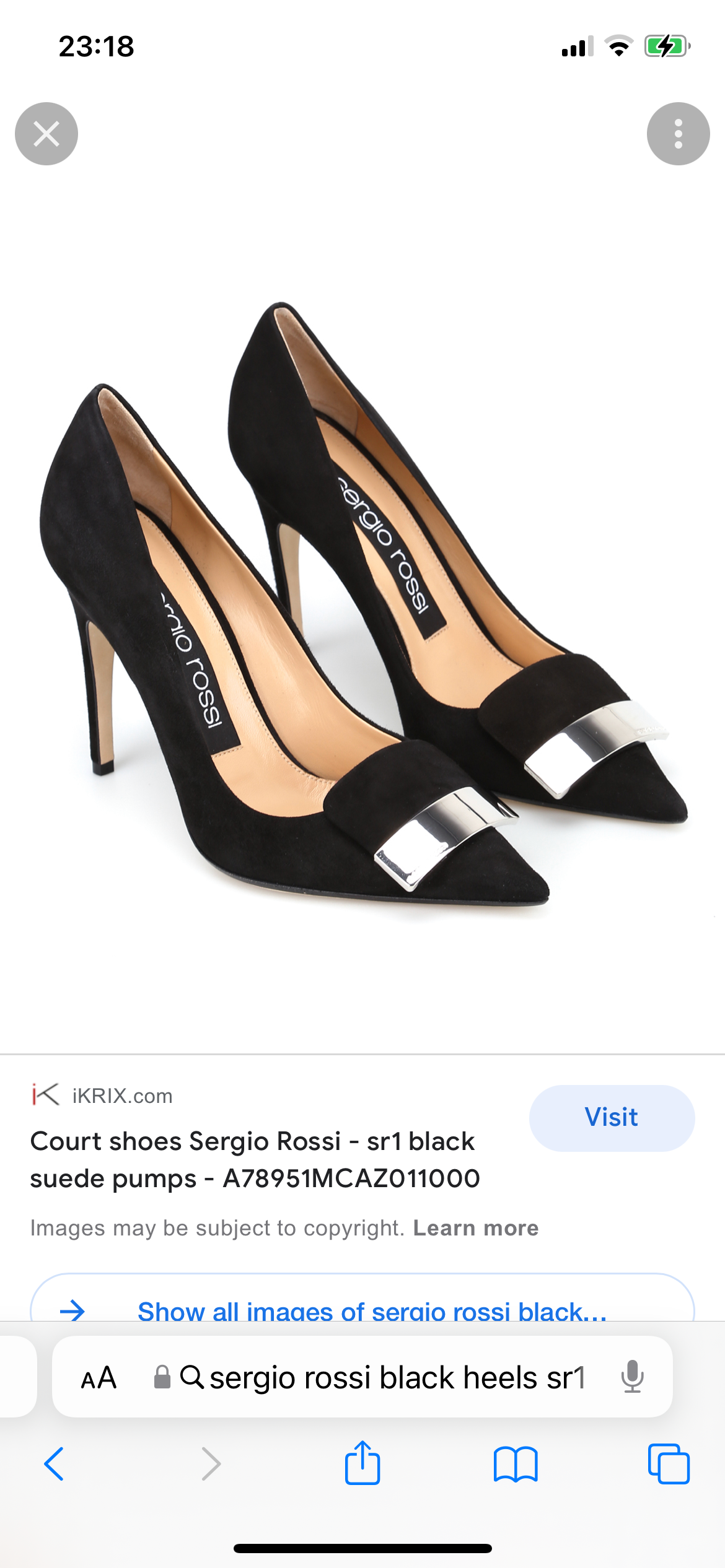 Black Suede 1sr Pumps
