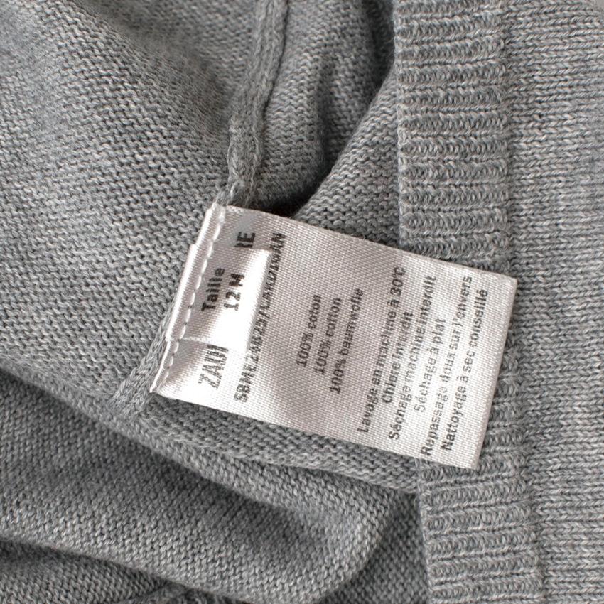 Zadig & Voltaire Little Grey Buttoned Cardigan