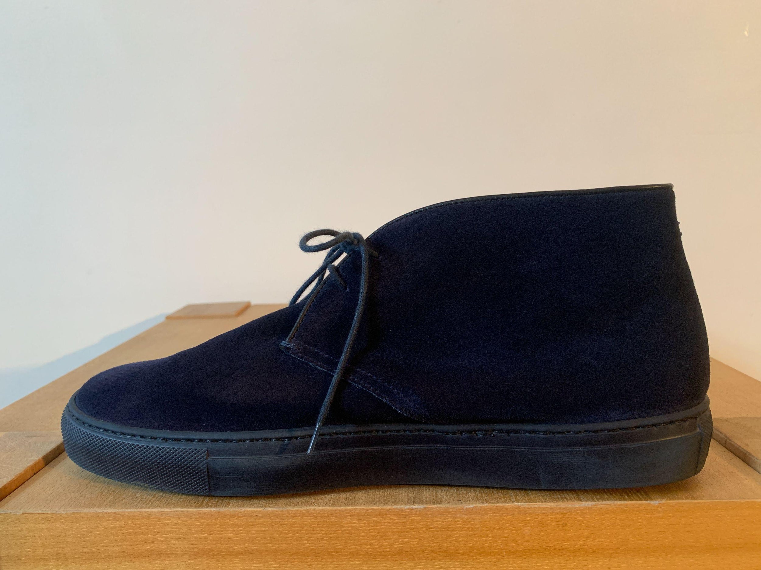 Fratelli Rossetti Navy Suede Desert Boots