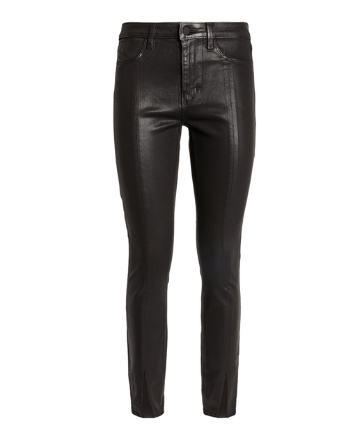 L'Aagence Jyothi Coated High-Rise Skinny Jeans