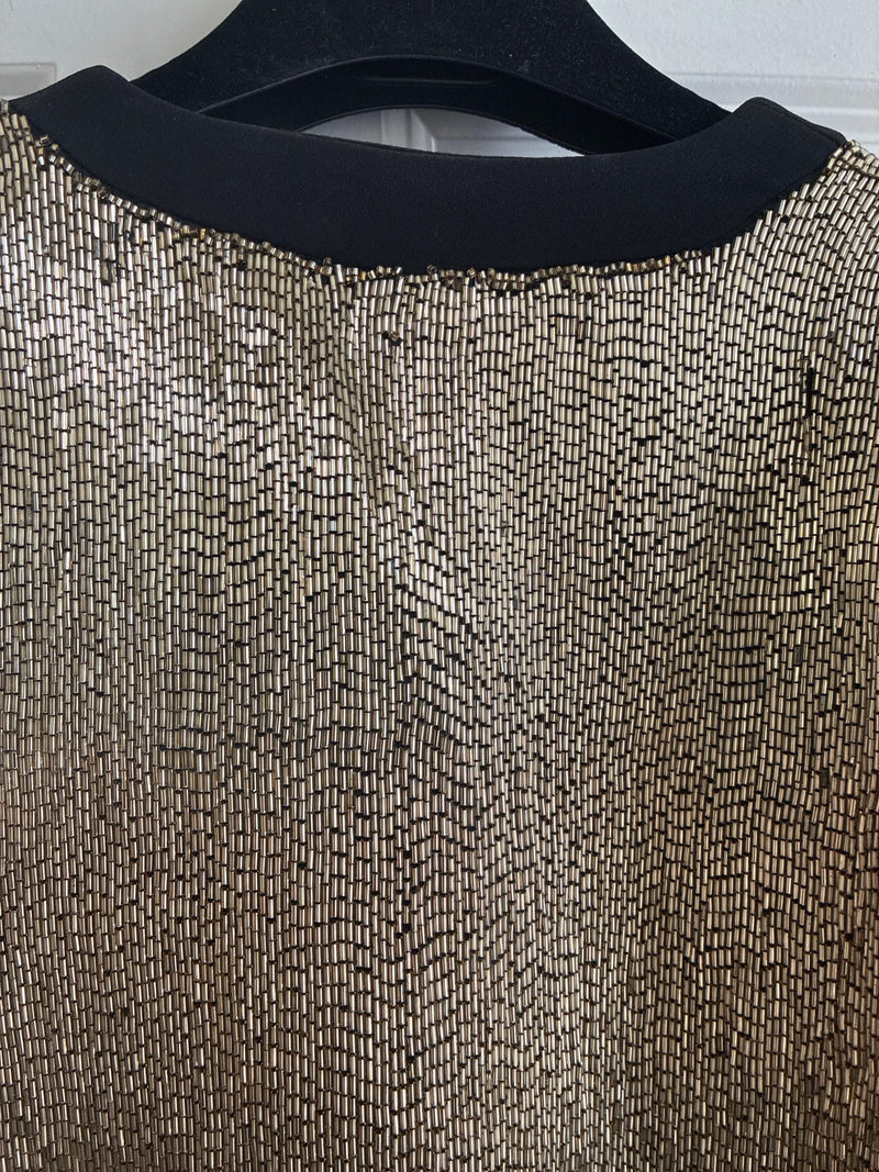 Gold Sequin Short Jacket