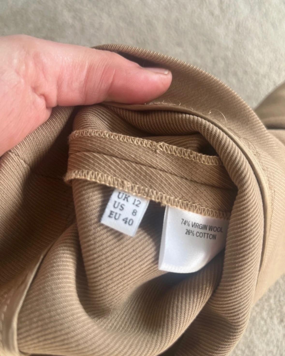 JW Anderson Brown Mini Skirt