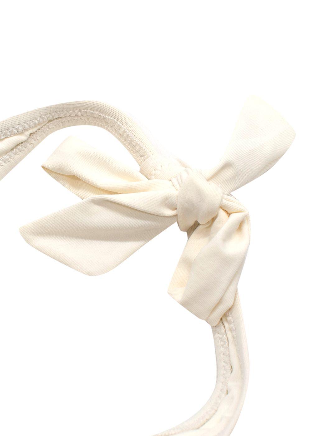 Melissa Odabash Cream Cut Out Tobago Swimsuit