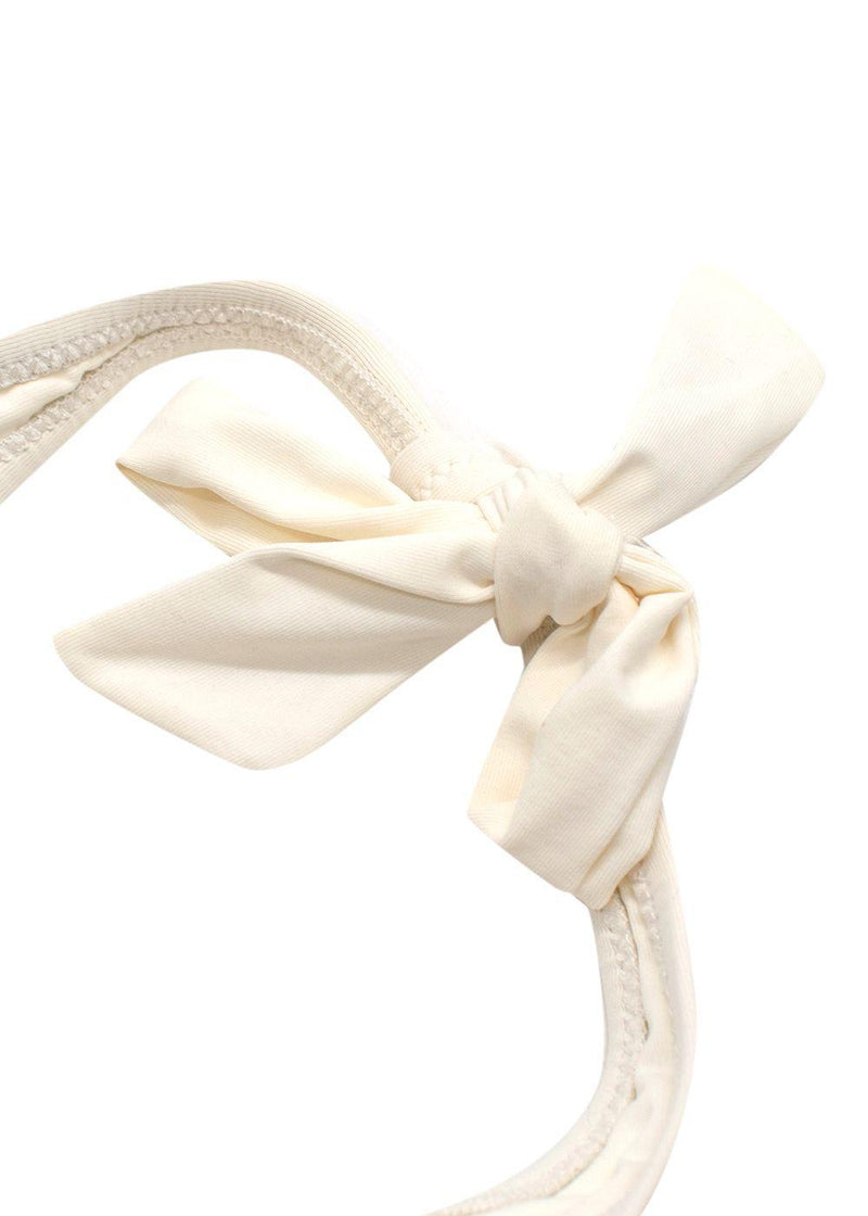 Melissa Odabash Cream Cut Out Tobago Swimsuit