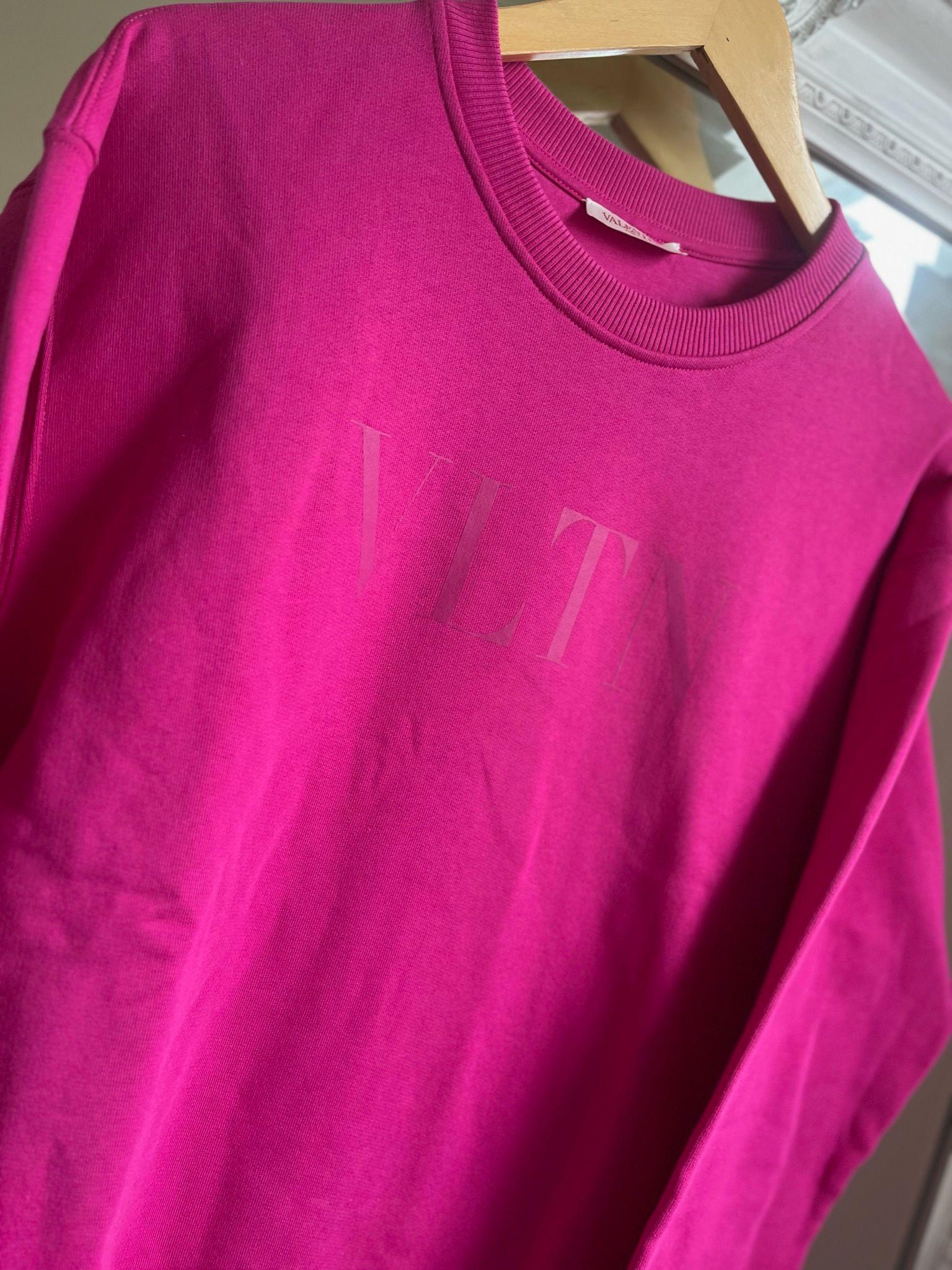 Valentino Pink Crewneck Sweatshirt