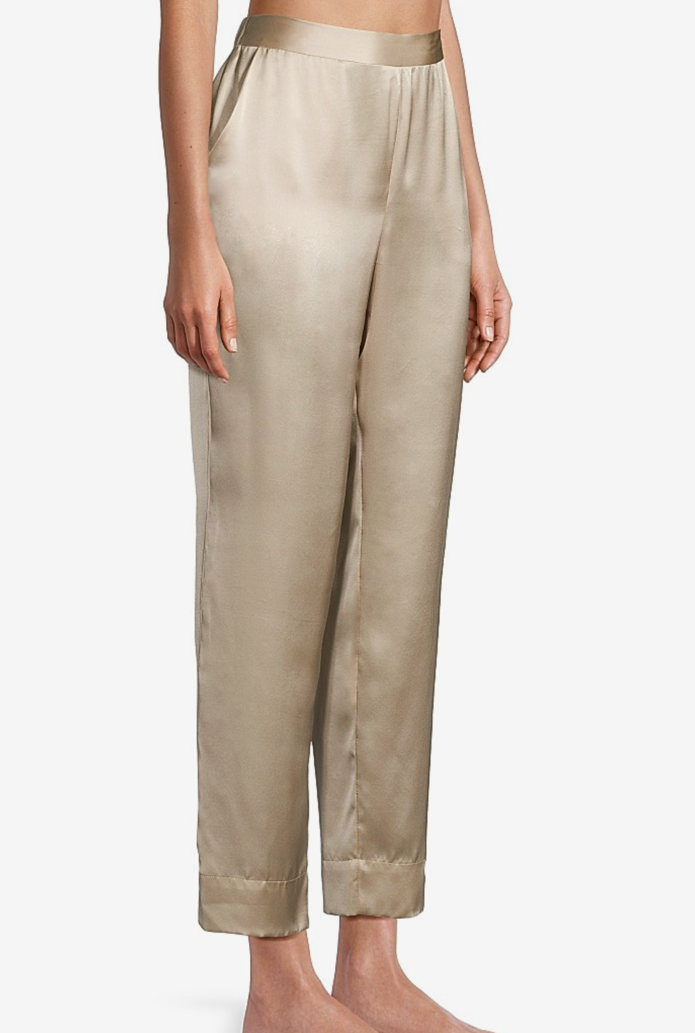 Natori Key Essentials Silk Two-Piece Pajama Set