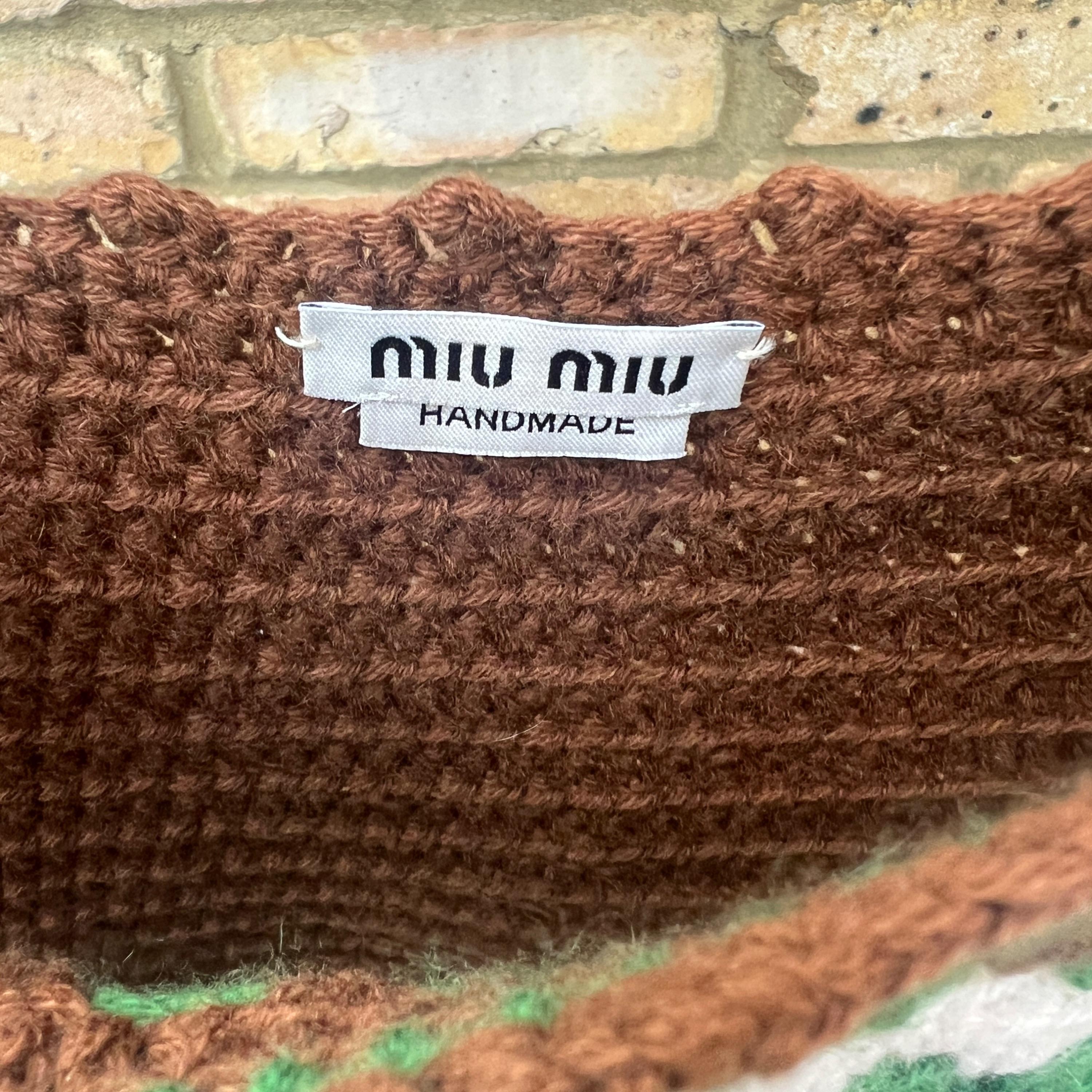 Miu Miu Cashmere Striped Vest