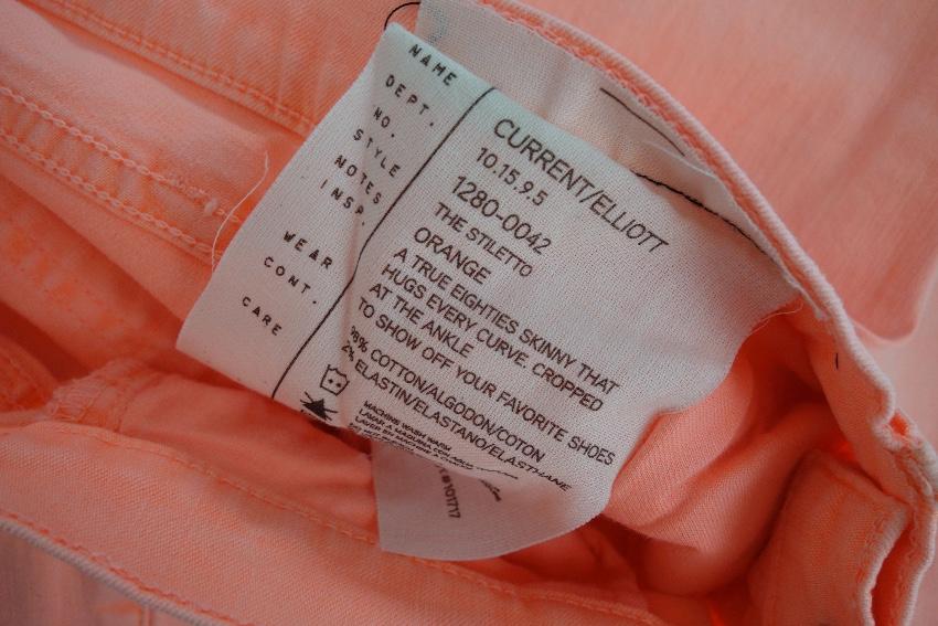 Current/Elliott Neon The Stiletto Jeans
